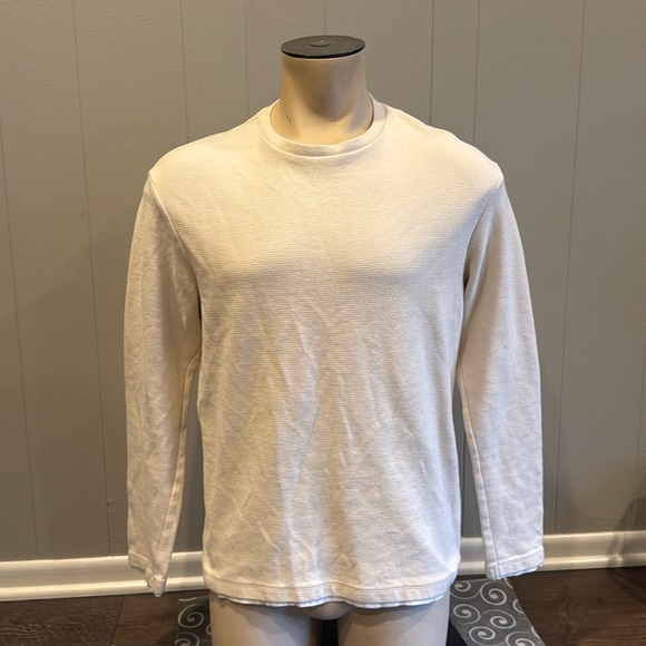 Zara Men’s Large Crewneck Sweater Faux undersleeve inserts Knit - Picture 1 of 7